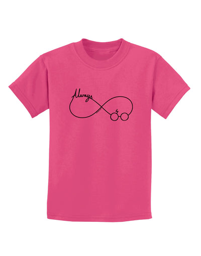 Always Infinity Symbol Childrens T-Shirt-Childrens T-Shirt-TooLoud-Sangria-X-Small-Davson Sales