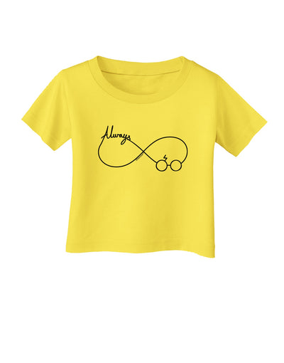 Always Infinity Symbol Infant T-Shirt-Infant T-Shirt-TooLoud-Yellow-06-Months-Davson Sales