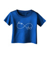 Always Infinity Symbol Infant T-Shirt Dark-Infant T-Shirt-TooLoud-Royal-Blue-06-Months-Davson Sales