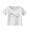 Always Infinity Symbol Infant T-Shirt-Infant T-Shirt-TooLoud-White-06-Months-Davson Sales