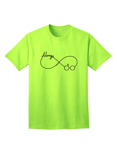 Always Infinity Symbol - Premium Adult T-Shirt for Everyday Wear-Mens T-shirts-TooLoud-Neon-Green-Small-Davson Sales