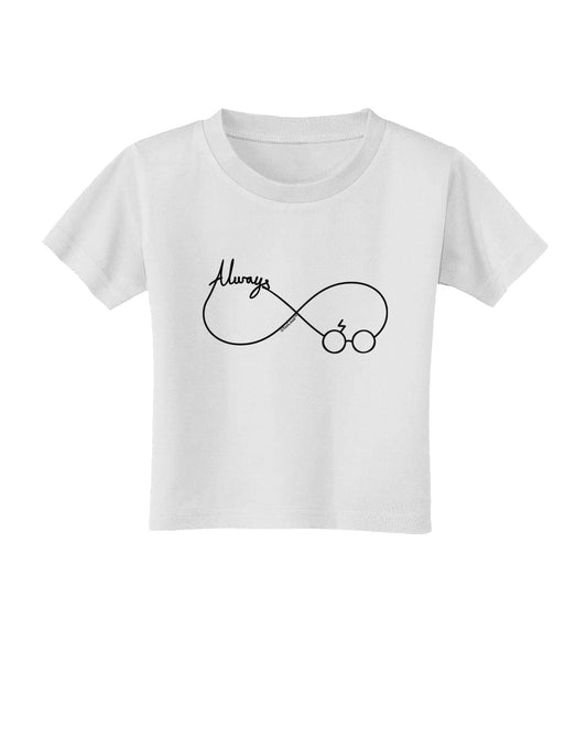 Always Infinity Symbol Toddler T-Shirt-Toddler T-Shirt-TooLoud-White-2T-Davson Sales
