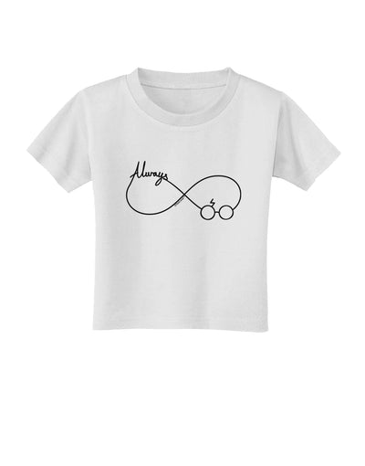 Always Infinity Symbol Toddler T-Shirt-Toddler T-Shirt-TooLoud-White-2T-Davson Sales