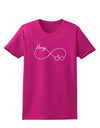 Always Infinity Symbol Womens Dark T-Shirt-TooLoud-Hot-Pink-Small-Davson Sales