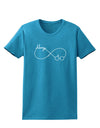 Always Infinity Symbol Womens Dark T-Shirt-TooLoud-Turquoise-X-Small-Davson Sales