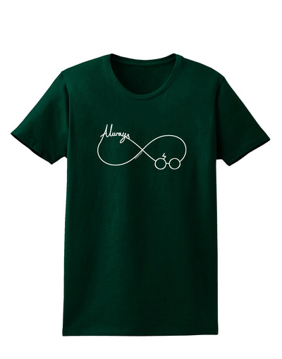 Always Infinity Symbol Womens Dark T-Shirt-TooLoud-Forest-Green-Small-Davson Sales