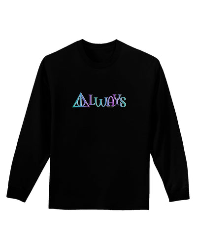 Always Magic Symbol Adult Long Sleeve Dark T-Shirt by TooLoud-TooLoud-Black-Small-Davson Sales