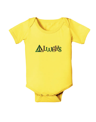 Always Magic Symbol Baby Romper Bodysuit by TooLoud-Baby Romper-TooLoud-Yellow-06-Months-Davson Sales