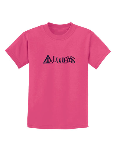 Always Magic Symbol Childrens T-Shirt by TooLoud-Childrens T-Shirt-TooLoud-Sangria-X-Small-Davson Sales