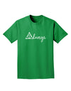 Always Magic Symbol Cursive Adult Dark T-Shirt by TooLoud-Mens T-Shirt-TooLoud-Kelly-Green-Small-Davson Sales