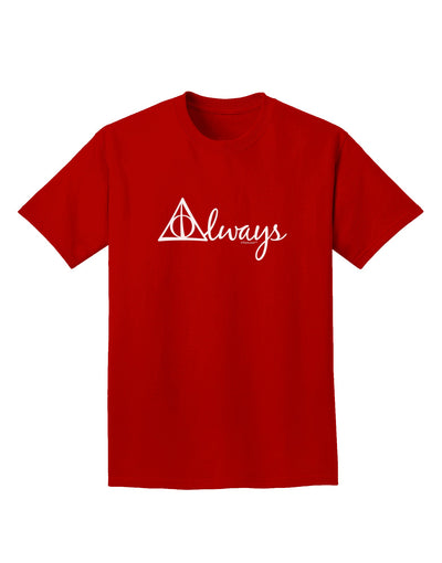 Always Magic Symbol Cursive Adult Dark T-Shirt by TooLoud-Mens T-Shirt-TooLoud-Red-Small-Davson Sales