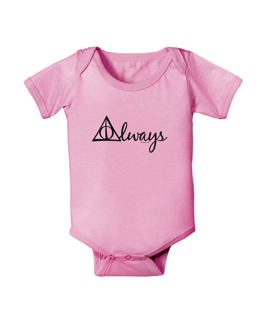 Always Magic Symbol Cursive Baby Romper Bodysuit by TooLoud-Baby Romper-TooLoud-White-06-Months-Davson Sales