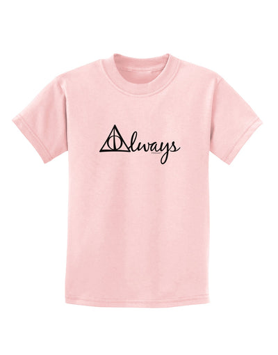 Always Magic Symbol Cursive Childrens T-Shirt by TooLoud-Childrens T-Shirt-TooLoud-PalePink-X-Small-Davson Sales