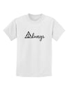 Always Magic Symbol Cursive Childrens T-Shirt by TooLoud-Childrens T-Shirt-TooLoud-White-X-Small-Davson Sales