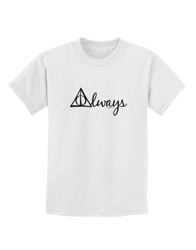 Always Magic Symbol Cursive Childrens T-Shirt by TooLoud-Childrens T-Shirt-TooLoud-White-X-Small-Davson Sales