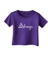 Always Magic Symbol Cursive Infant T-Shirt Dark by TooLoud-Infant T-Shirt-TooLoud-Purple-06-Months-Davson Sales