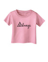 Always Magic Symbol Cursive Infant T-Shirt by TooLoud-Infant T-Shirt-TooLoud-Candy-Pink-06-Months-Davson Sales