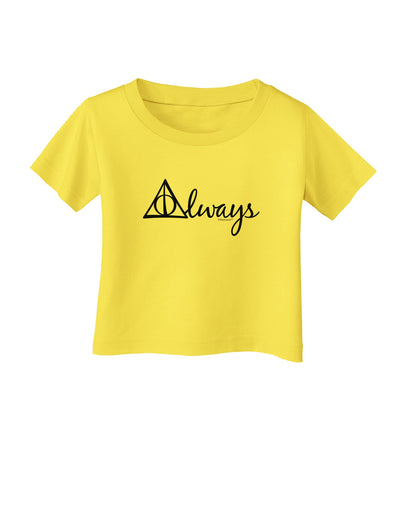 Always Magic Symbol Cursive Infant T-Shirt by TooLoud-Infant T-Shirt-TooLoud-Yellow-06-Months-Davson Sales