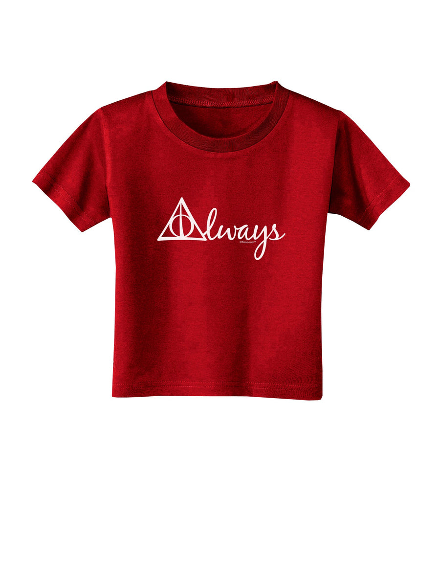 Always Magic Symbol Cursive Toddler T-Shirt Dark by TooLoud-Toddler T-Shirt-TooLoud-Black-2T-Davson Sales