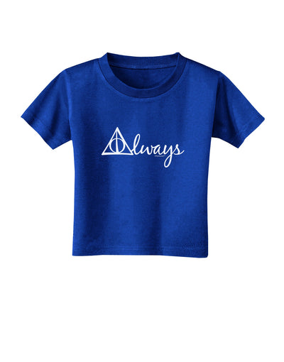 Always Magic Symbol Cursive Toddler T-Shirt Dark by TooLoud-Toddler T-Shirt-TooLoud-Royal-Blue-2T-Davson Sales