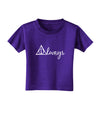 Always Magic Symbol Cursive Toddler T-Shirt Dark by TooLoud-Toddler T-Shirt-TooLoud-Purple-2T-Davson Sales