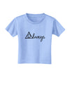 Always Magic Symbol Cursive Toddler T-Shirt by TooLoud-Toddler T-Shirt-TooLoud-Aquatic-Blue-2T-Davson Sales