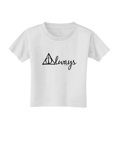 Always Magic Symbol Cursive Toddler T-Shirt by TooLoud-Toddler T-Shirt-TooLoud-White-2T-Davson Sales