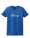 Always Magic Symbol Cursive Womens Dark T-Shirt by TooLoud-Womens T-Shirt-TooLoud-Royal-Blue-X-Small-Davson Sales