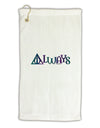 Always Magic Symbol Micro Terry Gromet Golf Towel 16 x 25 inch by TooLoud-Golf Towel-TooLoud-White-Davson Sales