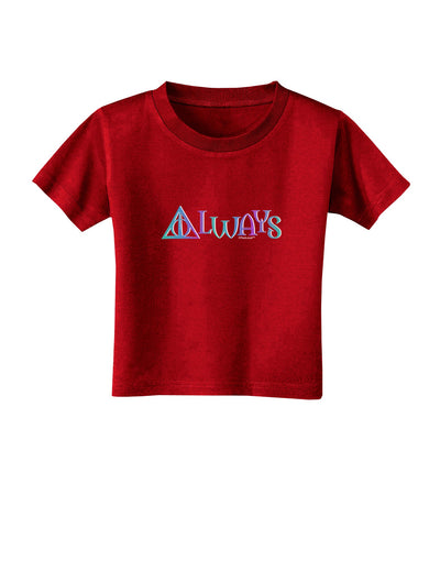 Always Magic Symbol Toddler T-Shirt Dark by TooLoud-Toddler T-Shirt-TooLoud-Red-2T-Davson Sales