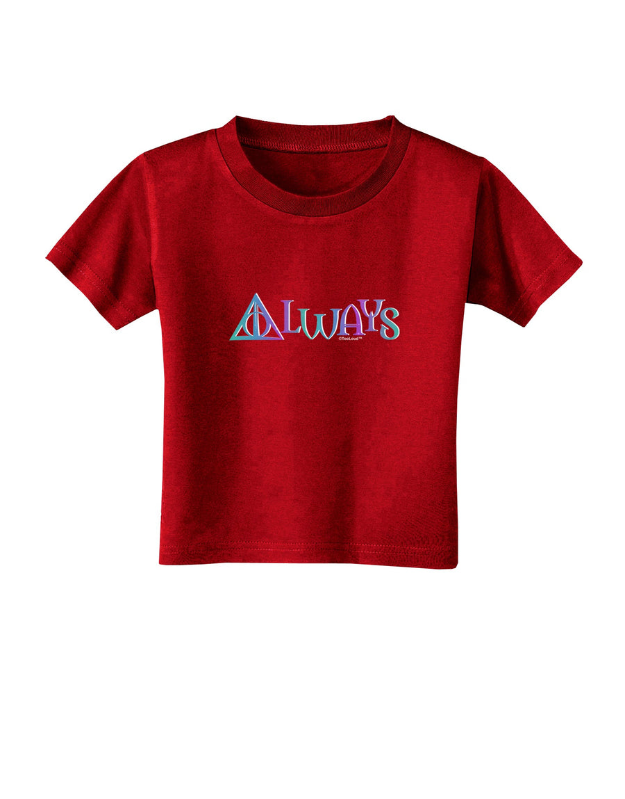 Always Magic Symbol Toddler T-Shirt Dark by TooLoud-Toddler T-Shirt-TooLoud-Black-2T-Davson Sales