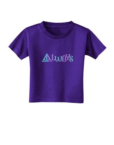 Always Magic Symbol Toddler T-Shirt Dark by TooLoud-Toddler T-Shirt-TooLoud-Purple-2T-Davson Sales