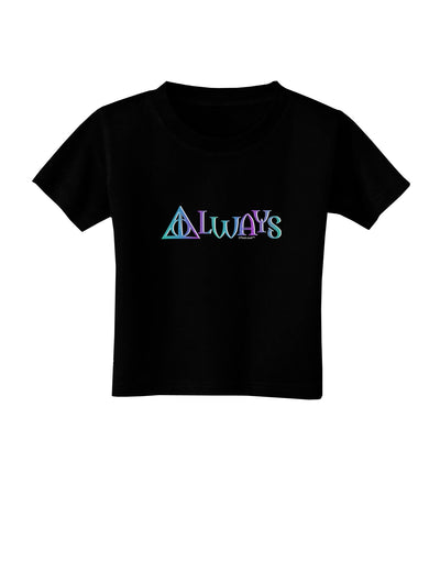 Always Magic Symbol Toddler T-Shirt Dark by TooLoud-Toddler T-Shirt-TooLoud-Black-2T-Davson Sales