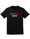 America Flag Adult Dark T-Shirt-Mens T-Shirt-TooLoud-Black-Small-Davson Sales