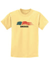 America Flag Childrens T-Shirt-Childrens T-Shirt-TooLoud-Daffodil-Yellow-X-Small-Davson Sales