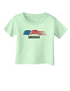 America Flag Infant T-Shirt-Infant T-Shirt-TooLoud-Light-Green-06-Months-Davson Sales