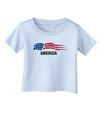 America Flag Infant T-Shirt-Infant T-Shirt-TooLoud-Light-Blue-06-Months-Davson Sales