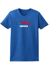 America Flag Womens Dark T-Shirt-TooLoud-Royal-Blue-X-Small-Davson Sales