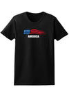 America Flag Womens Dark T-Shirt-TooLoud-Black-X-Small-Davson Sales