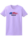 America Flag Womens T-Shirt-Womens T-Shirt-TooLoud-Lavender-X-Small-Davson Sales