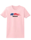 America Flag Womens T-Shirt-Womens T-Shirt-TooLoud-PalePink-X-Small-Davson Sales