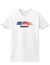 America Flag Womens T-Shirt-Womens T-Shirt-TooLoud-White-X-Small-Davson Sales