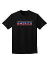 America Stars and Stripes Adult Dark T-Shirt-Mens T-Shirt-TooLoud-Black-Small-Davson Sales