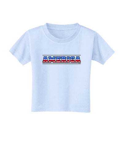 America Stars and Stripes Toddler T-Shirt-Toddler T-Shirt-TooLoud-Light-Blue-2T-Davson Sales