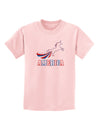 America Unicorn Childrens T-Shirt-Childrens T-Shirt-TooLoud-PalePink-X-Small-Davson Sales