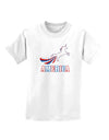 America Unicorn Childrens T-Shirt-Childrens T-Shirt-TooLoud-White-X-Small-Davson Sales