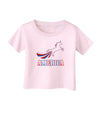 America Unicorn Infant T-Shirt-Infant T-Shirt-TooLoud-Light-Pink-06-Months-Davson Sales