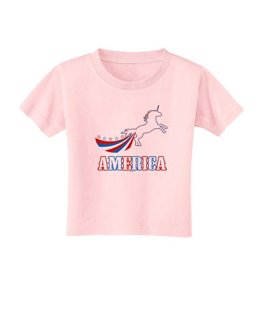 America Unicorn Toddler T-Shirt-Toddler T-Shirt-TooLoud-White-2T-Davson Sales