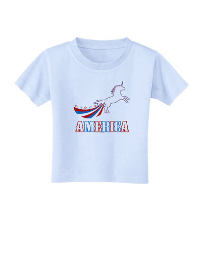 America Unicorn Toddler T-Shirt-Toddler T-Shirt-TooLoud-Light-Blue-2T-Davson Sales