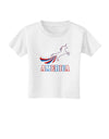 America Unicorn Toddler T-Shirt-Toddler T-Shirt-TooLoud-White-2T-Davson Sales